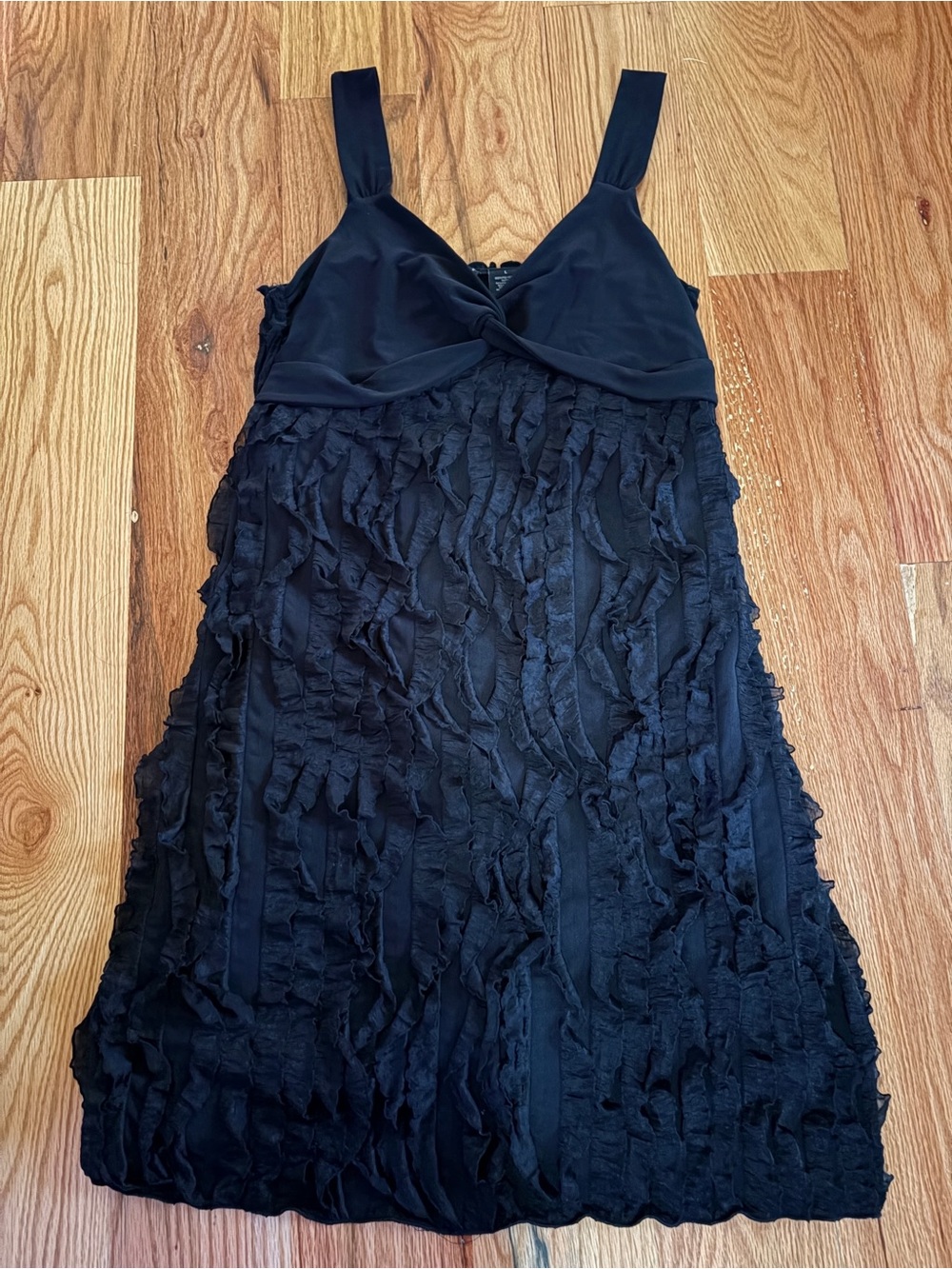Black Ruffled dress lightweights